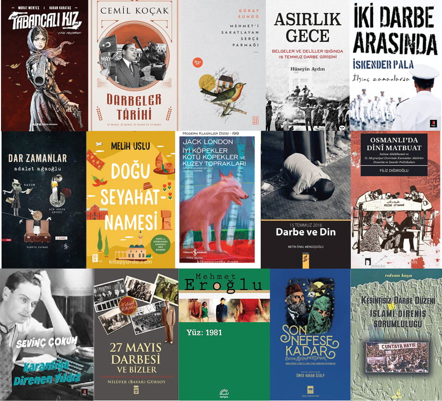 Darbelere karşı aydınların edebi refleksleri: Kitaplar